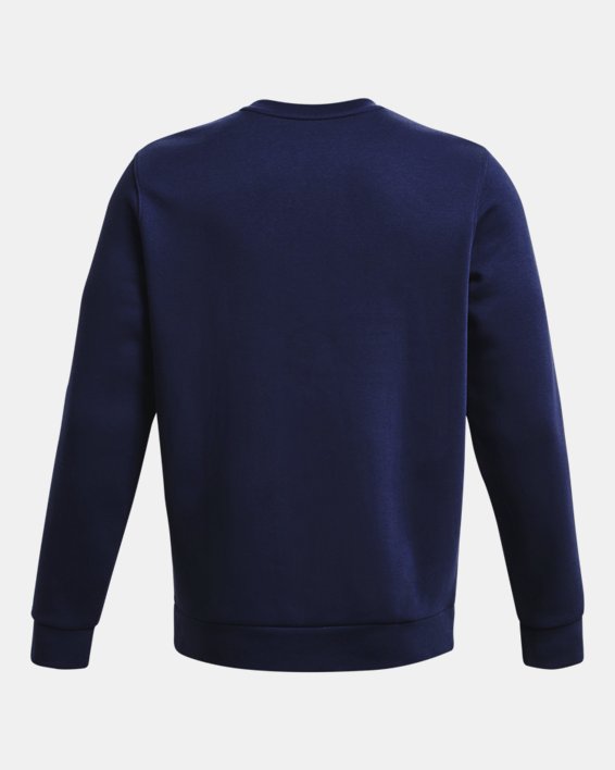 Herenshirt UA Essential Fleece met ronde hals, Blue, pdpMainDesktop image number 5